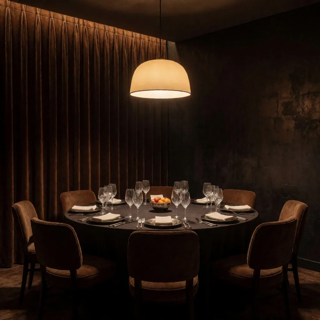 A private dining room set for a special occasion at Alderwick House