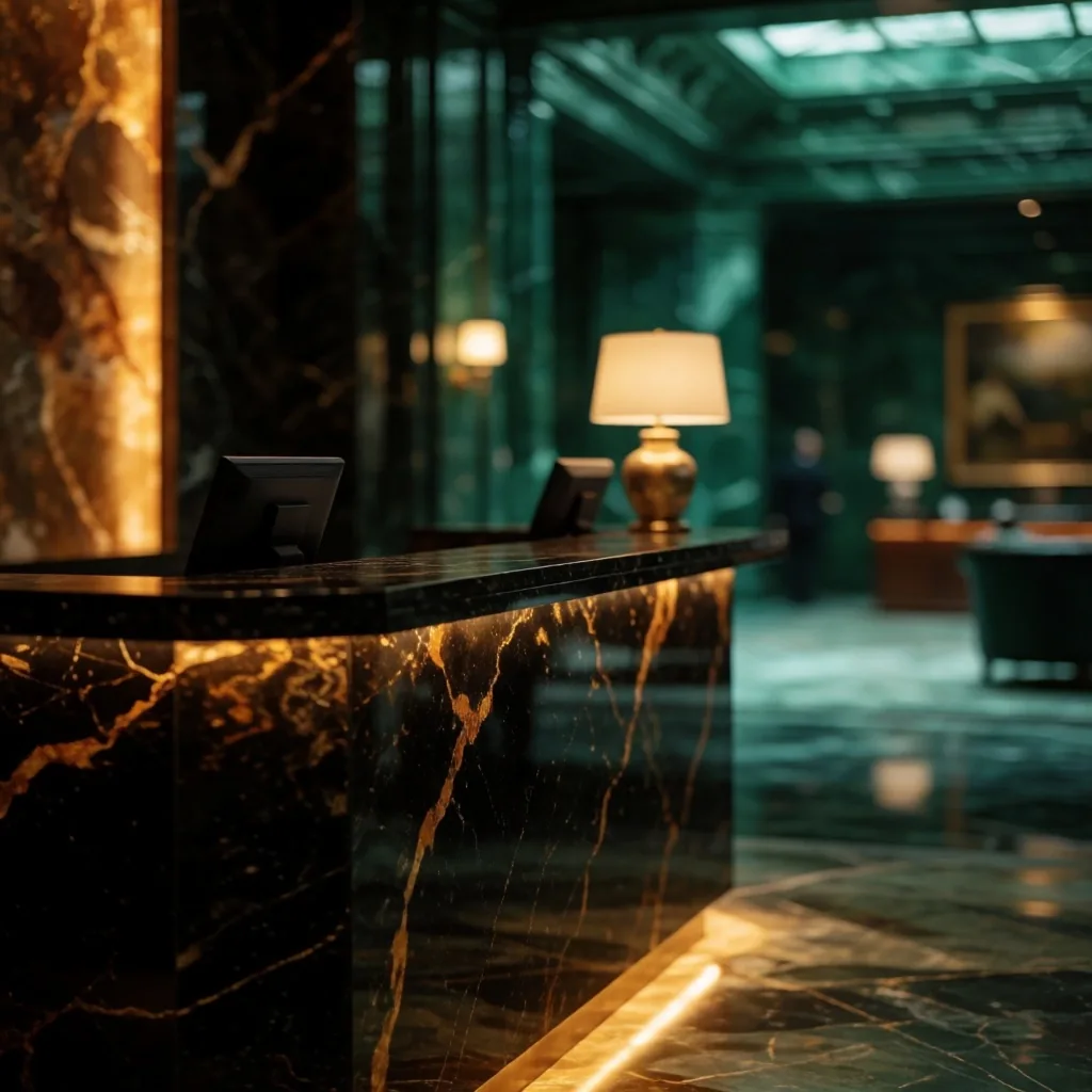 Alderwick House Auckland hotel reception desk