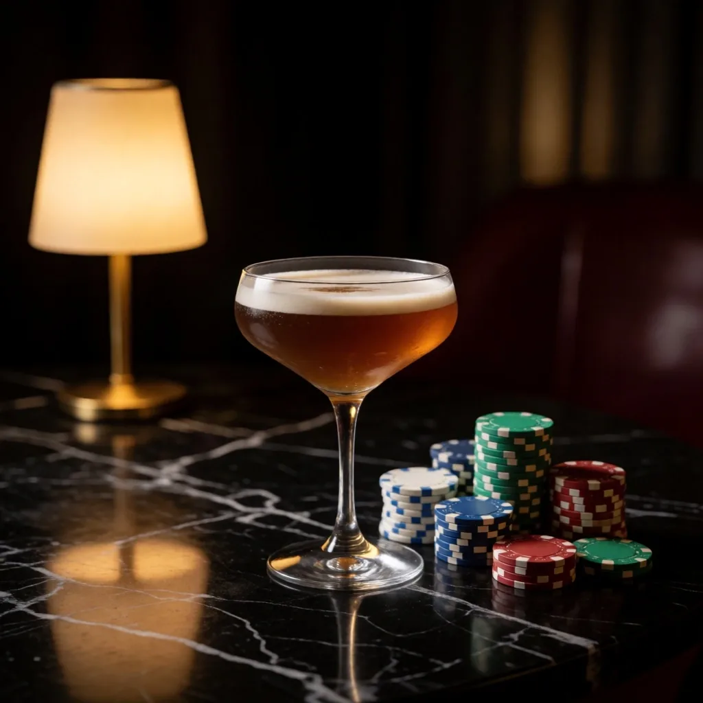 Casino chips at the Alderwick House bar